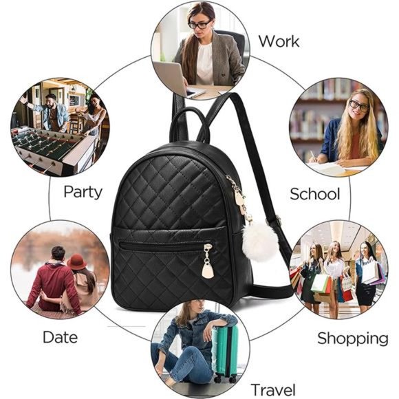 Mini Backpack Small Size Shoulder Bag for Women main image 5